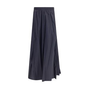 Balenciaga Blue Polyester Long Women's Skirt